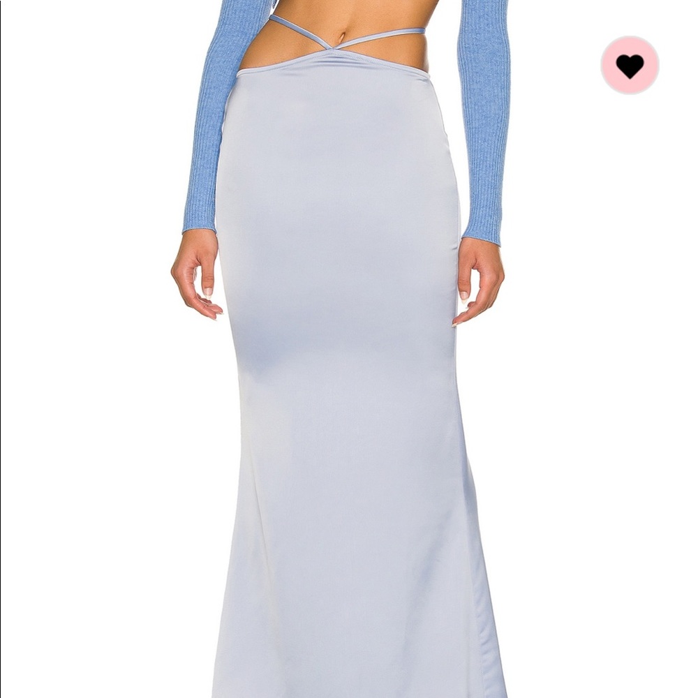 Camila coelho satin skirt